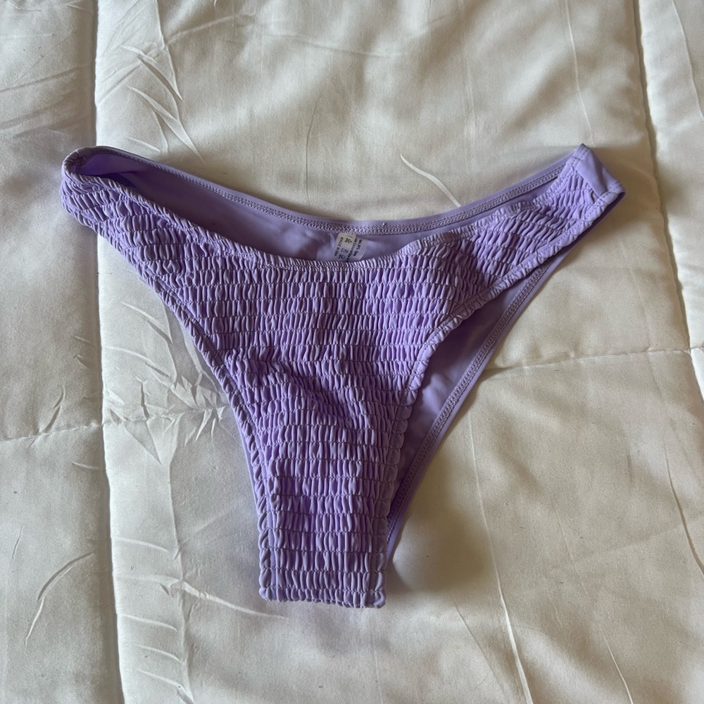 SHEIN lavender cheeky bikini bottom, size Small